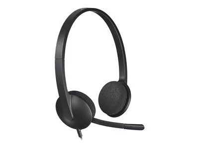 Logitech H340 Stereo Wired Headset - Black 