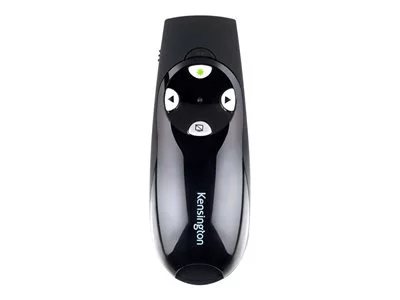Kensington Presenter Expert with Green Laser presentation remote control - black