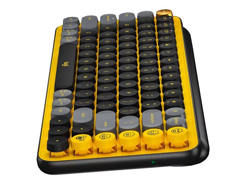 Logitech POP Keys Wireless Mechanical Keyboard with Customizable