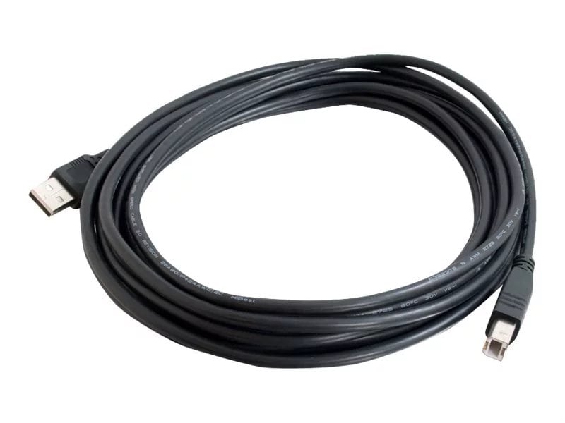 C2G USB 2.0 A/B Cable, 3m/10ft - Black | Lenovo CA