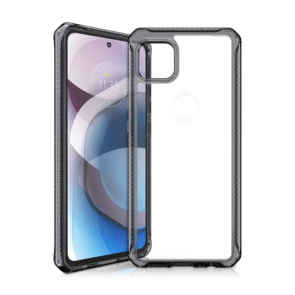 Itskins hybrid clear antimicrobial case for motorola one 5g ace-smoke and clear | CASEFORMOTOROLAONESMOKEANDCLEAR | motorola Itskins hybrid clear antimicrobial case for motorola one 5g ace-smoke and clear | CASEFORMOTOROLAONESMOKEANDCLEAR | motorola