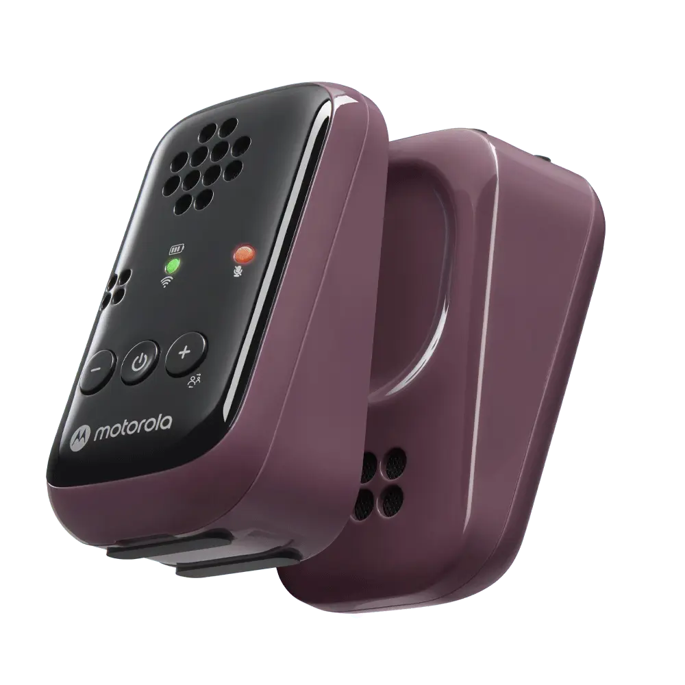 PIP12 Portable Audio Baby Monitor with travel pouch