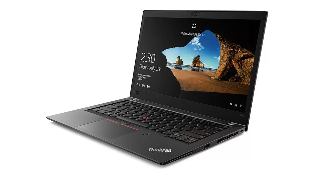 Lenovo ThinkPad T480s | 軽量、薄型のビジネスユース向け 14 型ノート 