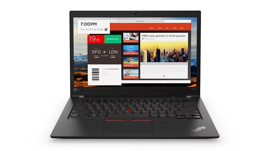 Lenovo ThinkPad T480s | 軽量、薄型のビジネスユース向け 14 型ノート 