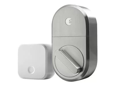 Image of August Smart Lock + Connect - door lock - satin nickel