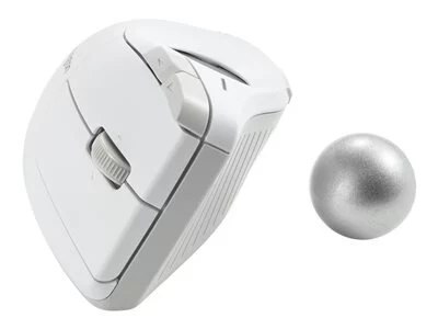 Kensington ProFit Ergo Vertical Wireless Trackball - White 