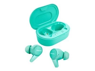 

Philips T1207 True Wireless Headphones with Up to 18 Hours Playtime and IPX4 Water Resistance - Blue