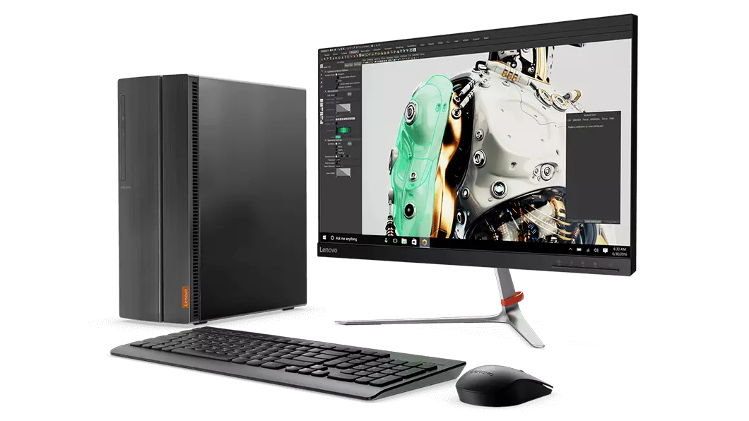 lenovo 510A デスクトップ Ryzen3400G搭載 - デスクトップ型PC