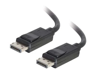 C2G 3ft 8K DisplayPort Cable with Latches - M/M - DisplayPort cable - 3 ft