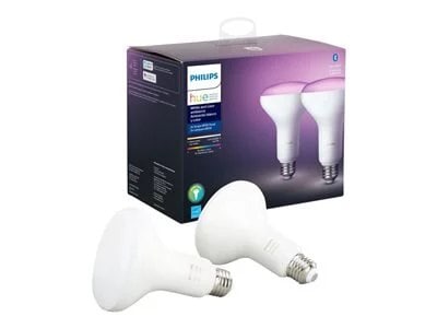 

Philips Hue White & Color Ambiance BR30 Bluetooth Smart LED Bulb (2-Pack)