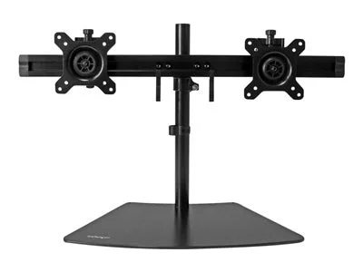 Dual Monitor Mount - Supports Monitors 12" to 24" - Black (ARMBARDUO)