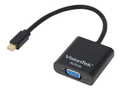VisionTek Mini DisplayPort to VGA Active Adapter (M/F)