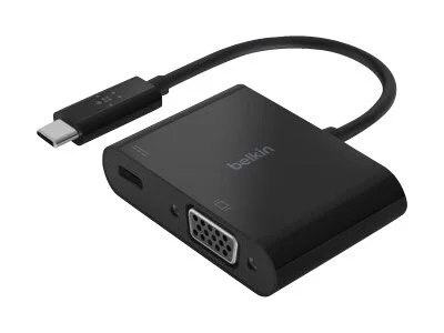 Belkin USB-C to VGA + Charge Adapter (USB-C TO VGA, 60W PD)