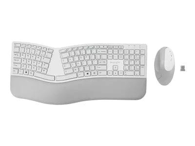 Kensington Pro Fit Ergo Wireless Keyboard and Mouse - keyboard and mouse set - US - gray
