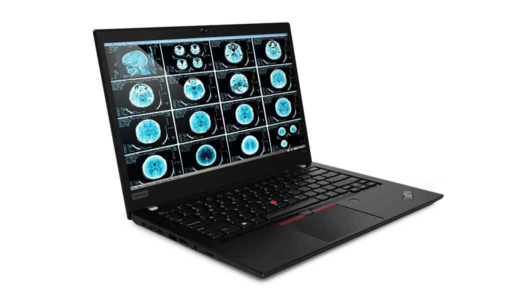 Lenovo ThinkPad P14s Gen 2 (14'' AMD) business laptop, side view