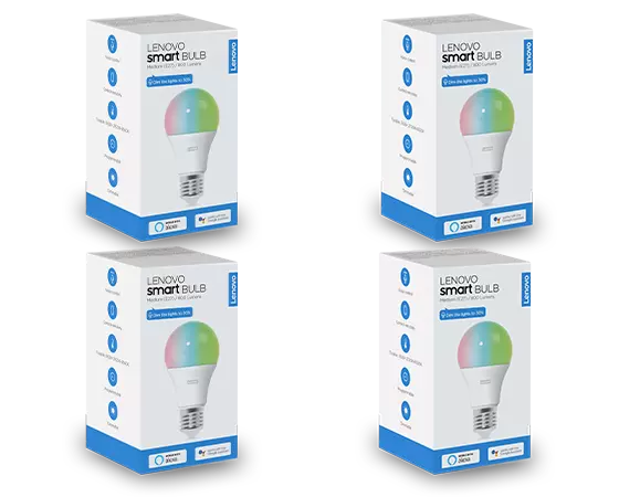 Lenovo Smart Color Bulb 4 Pack US_v3