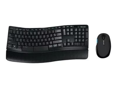 Microsoft Sculpt Comfort Desktop - keyboard and mouse set - QWERTY - US - black