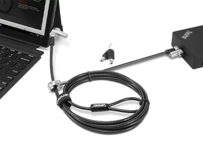 Lenovo Kensington NanoSaver ツインヘッド ケーブルロック