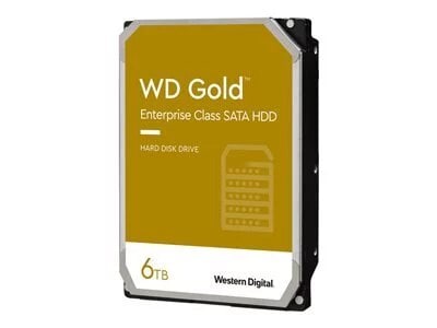 WD Gold 6TB  Enterprise Class Internal Hard Drive - 7200 RPM Class, SATA 6 Gb/s, 256 MB Cache, 3.5"