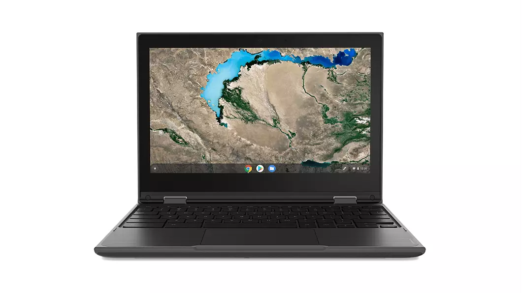 Vista anteriore del Chromebook Lenovo 300e AST di seconda generazione