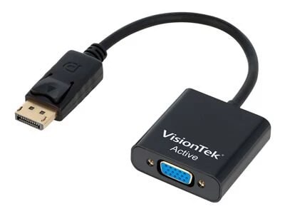 VisionTek DisplayPort to VGA Active Adapter (M/F) - 17.78cm