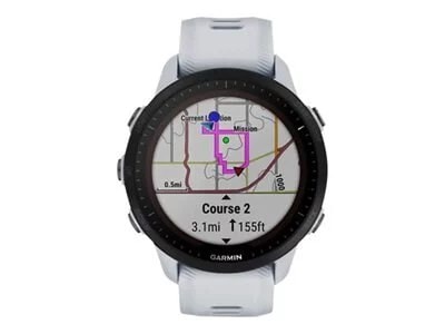  Garmin Forerunner® 955 Solar, GPS Running Smartwatch with Solar  Charging Capabilities, Tailored to Triathletes, Long-Lasting Battery,  Whitestone : Electronics