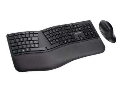 Kensington Pro Fit Ergo Wireless Keyboard and Mouse - keyboard and mouse  set - US - gray