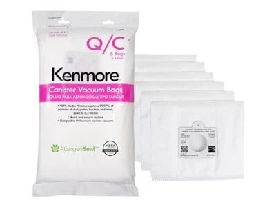 

Cleva Kenmore Type Q HEPA Vacuum Bags for Canister Vacuums (6-pack)