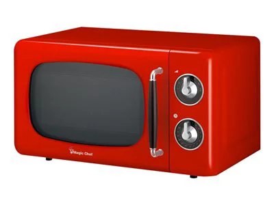 

Magic Chef Retro MCD770CR - microwave oven - freestanding - red