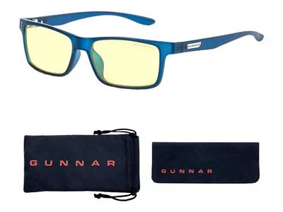 New Gunnar Cruz Clear Lens Block Blue Light Navy Eyewear 