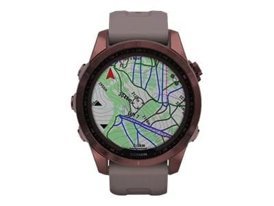 Garmin fenix 7S Sapphire Solar GPS Smartwatch - cocoa - Titanio