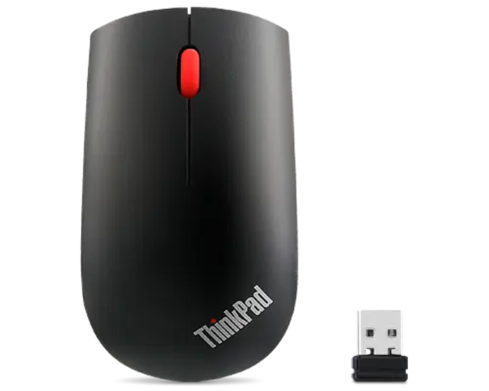 Mouse sem fio ThinkPad Essential sem bateria | 4X30M56888 | Lenovo