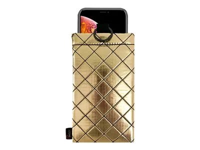 

Phoozy Apollo II + Antimicrobial Series - Germ Fighting, Insulated Phone Case. ClimateProof Phone Pouch Protects Against Cold / Extends Battery Life / 8 FT. Drop Protection / Floating Phone Case (Gold - Large)