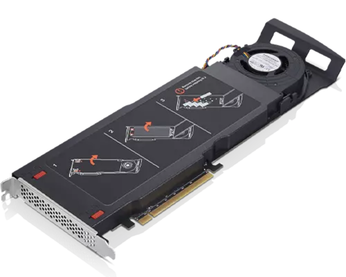 ThinkStation M.2 SSD用アダプター(SSD4枚搭載可能) | 4XH0V09766