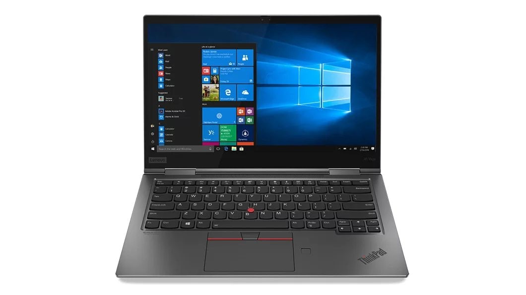 Lenovo ThinkPad X1 Yoga 4th Gen front view in laptop mode