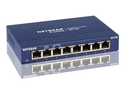 

NETGEAR GS108v4 - switch - 8 ports - unmanaged