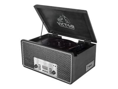 

Victor Monument 8-in-1 Three Speed Turntable with Dual Bluetooth - Graphite