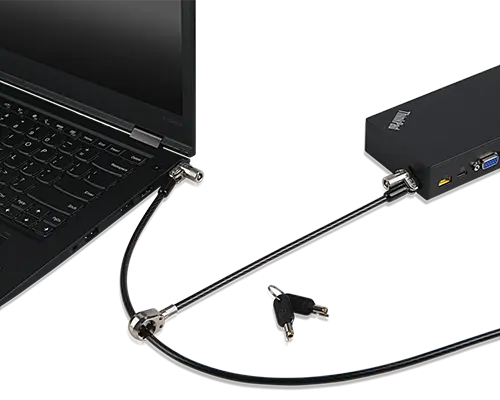 Kensington MicroSaver 2.0 MasterKey Twin Head Cable Lock from Lenovo (Requires MasterKey 4Z10P4029)_v5