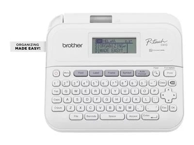 Brother PT-D410 P-Touch Desktop Label Maker - White