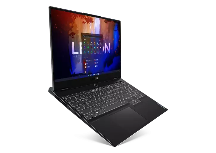 Legion Slim 7 (15” AMD) gaming laptop, front angle view
