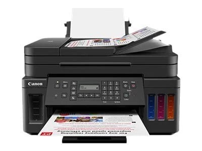 Canon PIXMA G7020 MegaTank Wireless Color All-In-One Inkjet Printer - Black