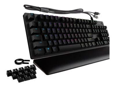 Logitech G513 CARBON LIGHTSYNC RGB Mechanical Gaming Keyboard, GX Brown  (Tactile) - Refreshed Version