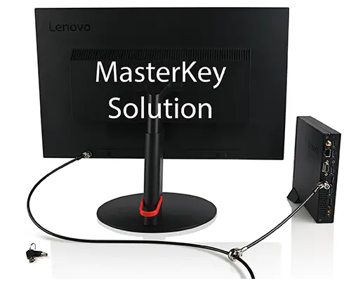 Kensington MicroSaver 2.0 MasterKey Twin Head Cable Lock from Lenovo (Requires MasterKey 4Z10P4029)_v3