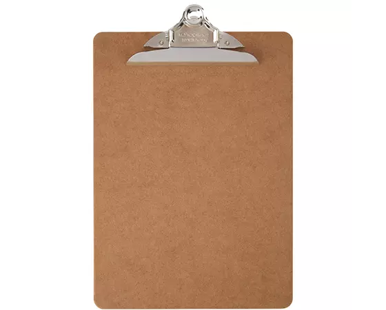 Office Depot Brand Wood Clipboards, Letter Size, 100% Recycled,Pack Of 3