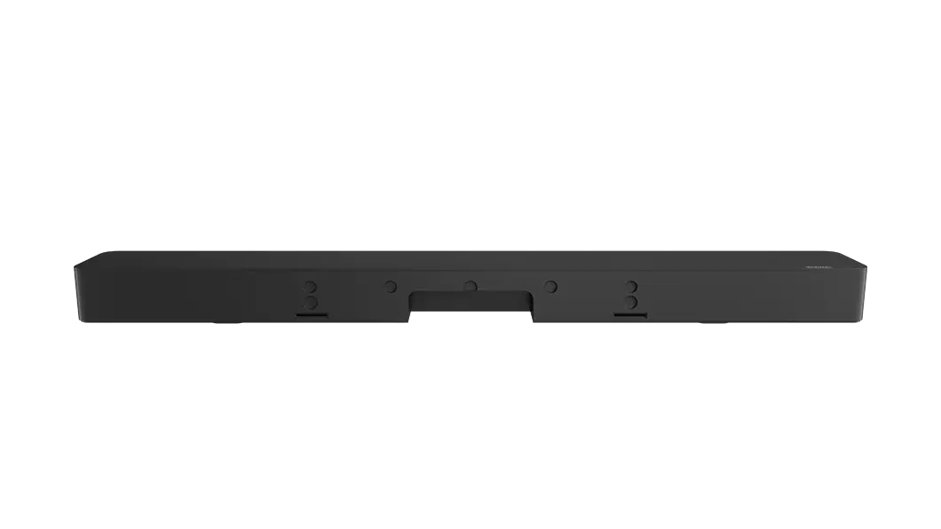 Barre audio Lenovo ThinkSmart Bar : vue arrière, légèrement inclinée