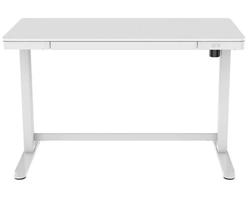 Real Living White Electric Adjustable Height Sit to Stand Desk