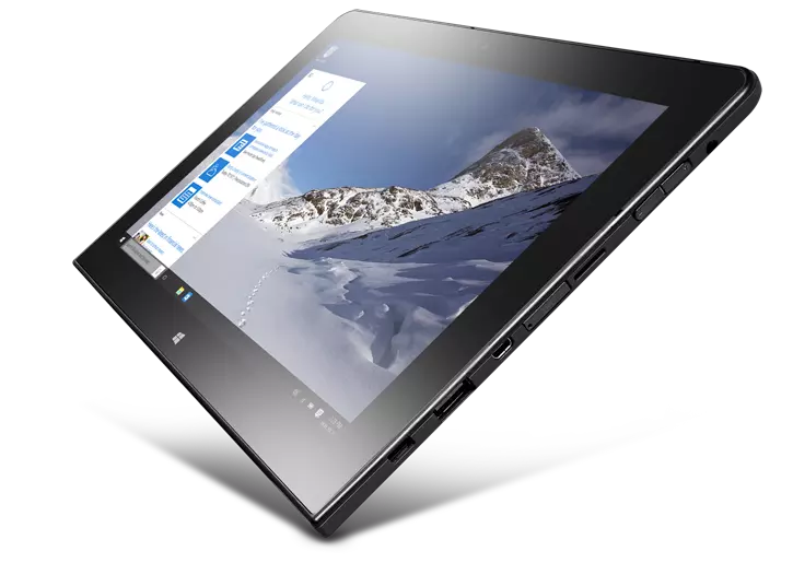 Compra el tablet ThinkPad 10 de 10 pulgadas Full HD con Windows 10.  Procesador Atom a 1,6GHz, 4GB de memoria y 128GB de disco duro. Hasta 10  horas de autonomía.