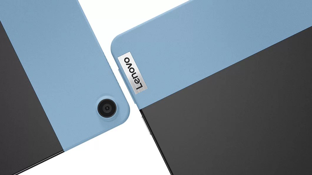 Gros plan de la caméra de la tablette du Chromebook IdeaPad Duet