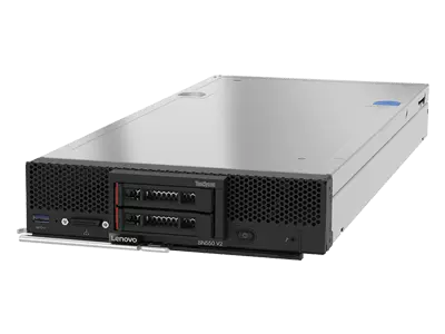 Lenovo ThinkSystem SN550 V2 Blade Server - front facing left