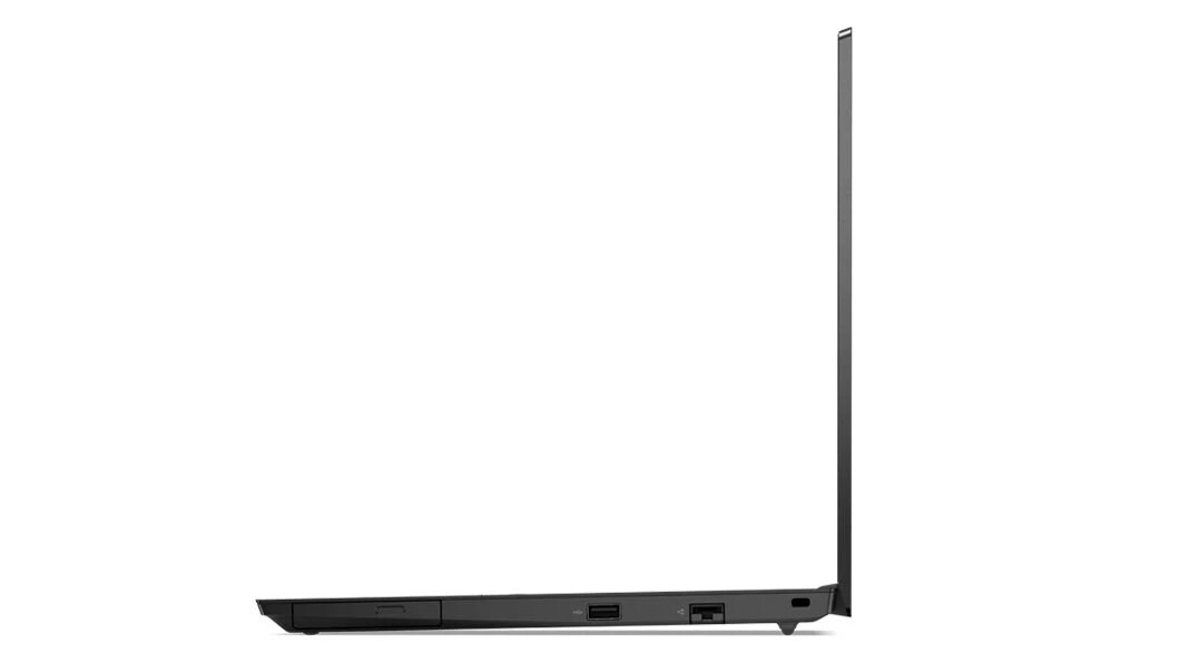 Imagen de perfil izquierdo de la ThinkPad E15 4ta Gen (15&quot;, AMD )abierta a de 90°